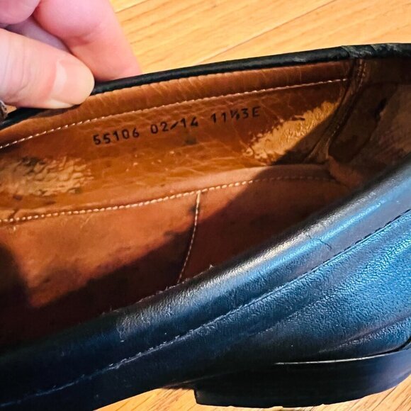 Allen Edmonds Horse Bit Loafers Shoes 11.5 Black Model Arezzo Rubber Soles main image 9